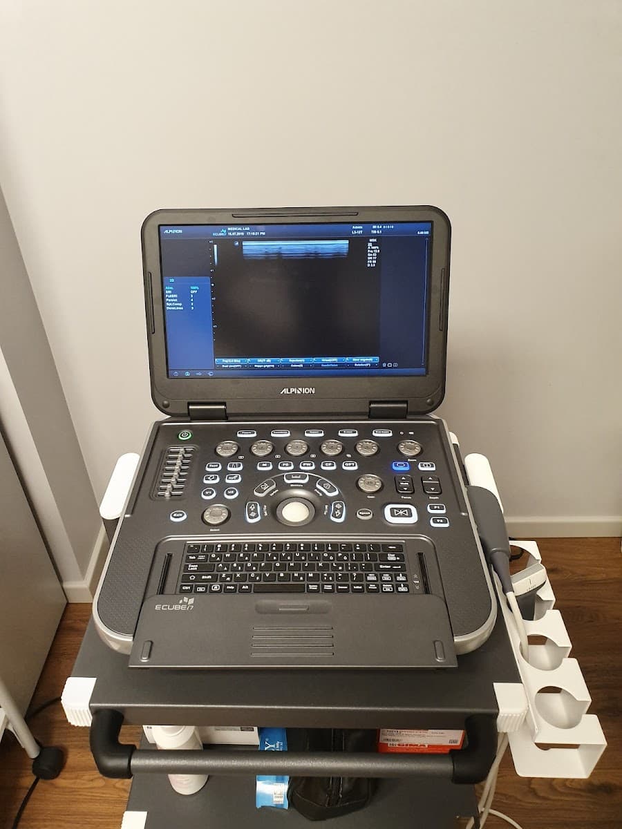 Ecografo utilizzato nell'ambulatorio diagnostico di Medical Lab Chiuduno